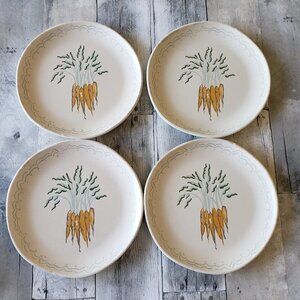NWT – Threshold (Set of 4) Melamine Plates - Bunch of Carrots